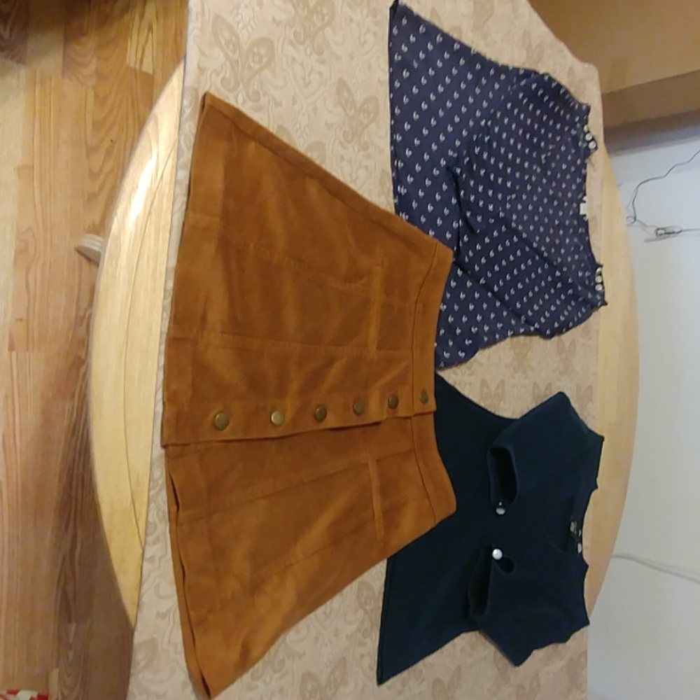 Two tops and a skirt